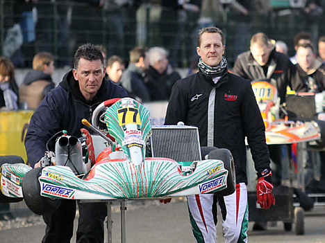 Den syvdobbelte Formel 1-verdensmester har aldrig glemt sine rødder i karting, og har givet god kritik til Tony Kart’s EVRR-chassis.